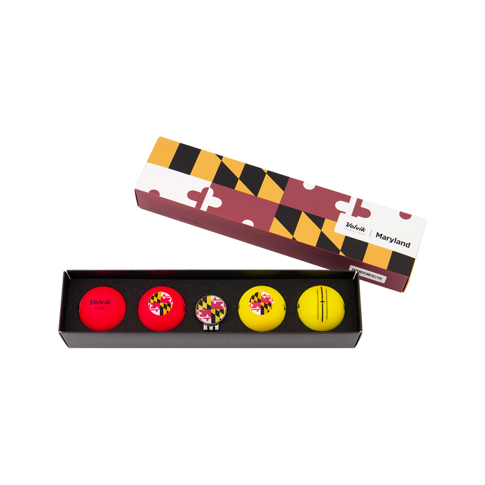 State & City Golf Ball Gift Set