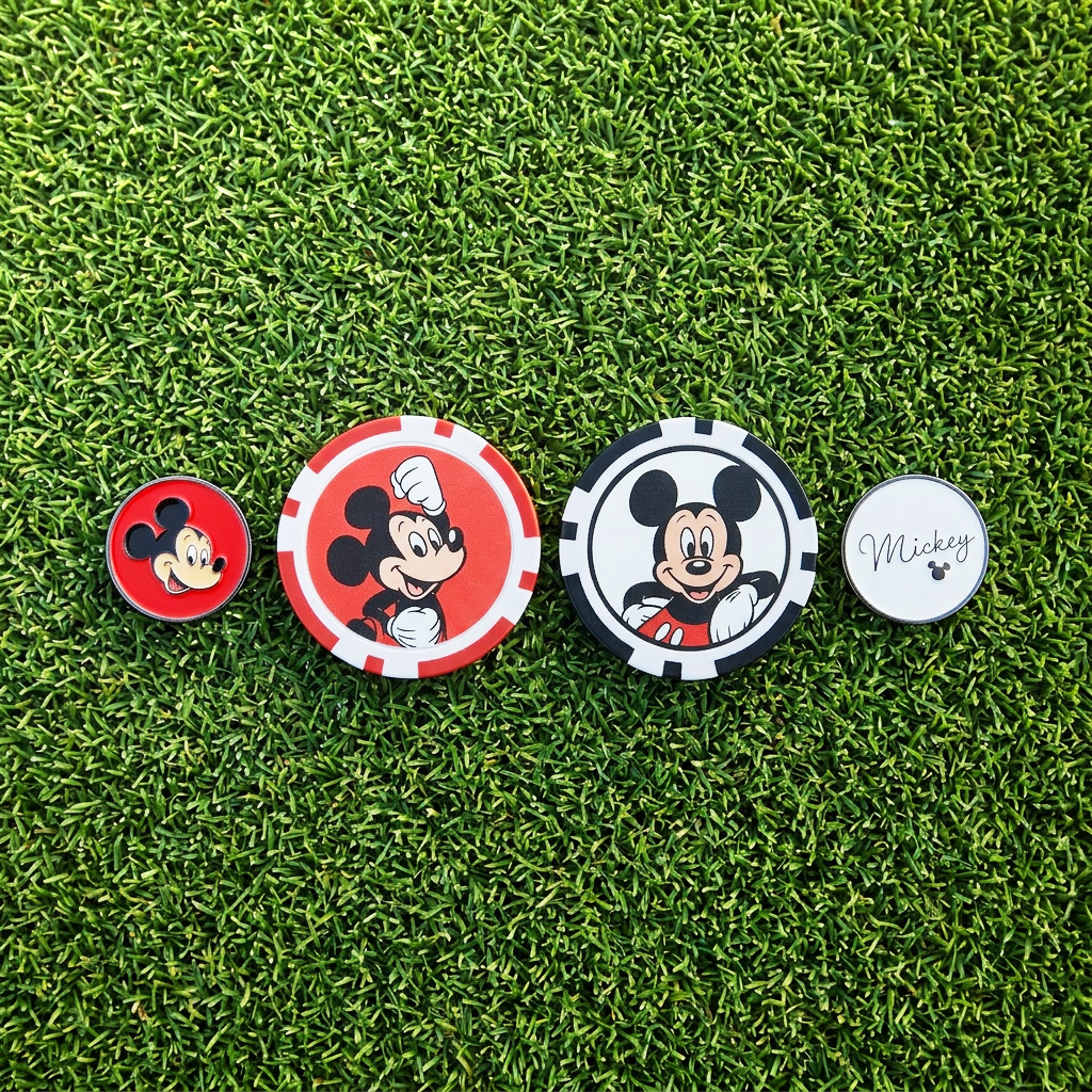 Disney Mickey Mouse Poker Chip Ball Marker Set