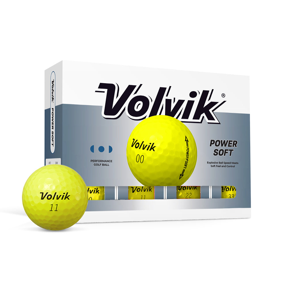 Volvik Power Soft Golf Ball 2026 | Soft Feel Distance Golf Balls