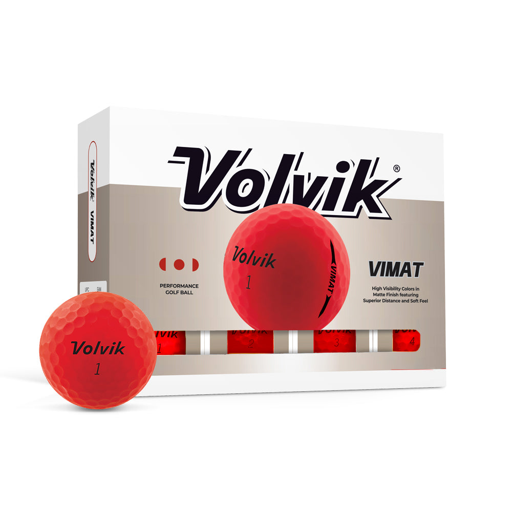 Volvik Vimat Matte Golf Ball 2026 | High Visibility Colored Golf
