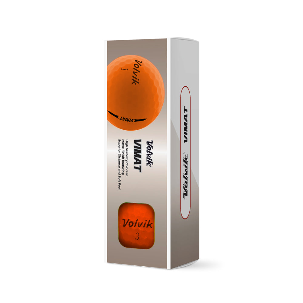 Volvik Vimat Matte Golf Ball 2026 | High Visibility Colored Golf