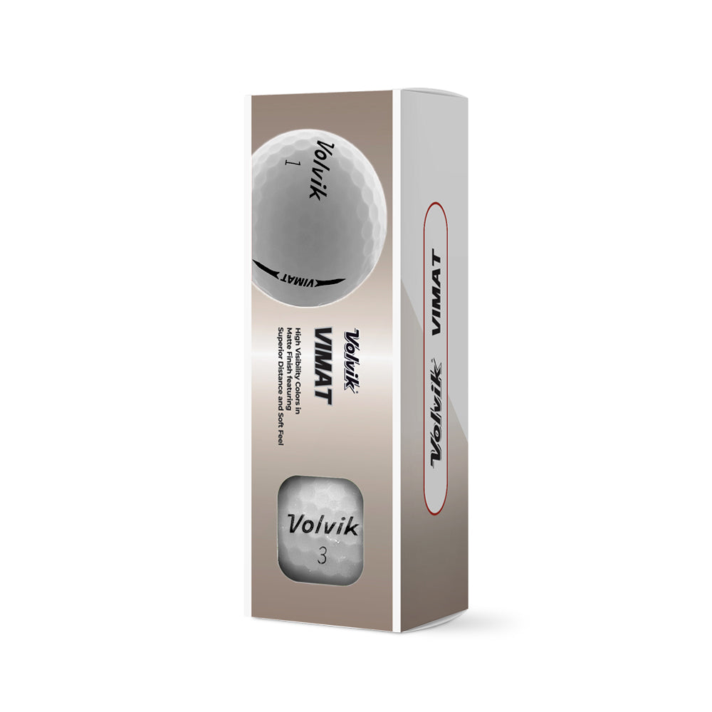 Volvik Vimat Matte Golf Ball 2026 | High Visibility Colored Golf