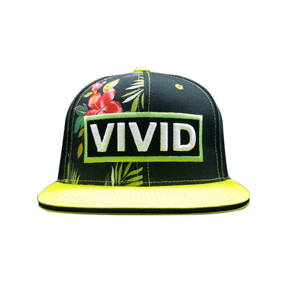 Vivid Floral Snapback Cap