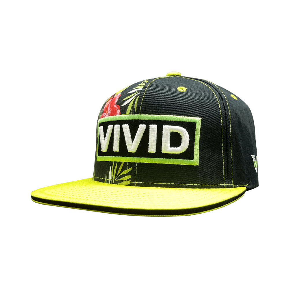 Vivid Floral Snapback Cap