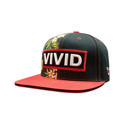 Vivid Floral Snapback Cap