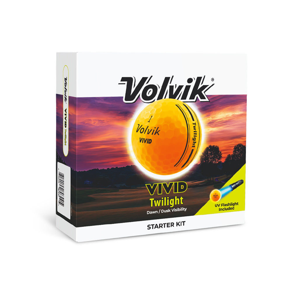 Vivid Twilight Glow Golf Balls | Night Golf Starter Pack with UV