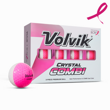 BCRF Crystal Combi Pink Golf Balls