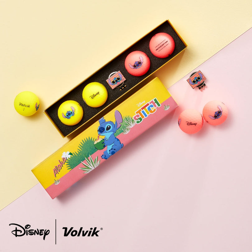 disney volvik collab lilo stitch aloha edition vivid soft golf balls gift set studio cut