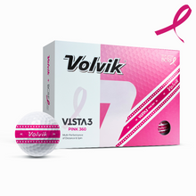 BCRF Vista3 Pink 360° Golf Balls