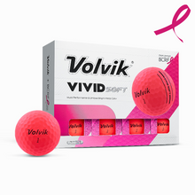 BCRF Vivid Soft Pink Golf Balls