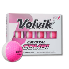 volvik crystal combi golf ball pink bcrf with packaging