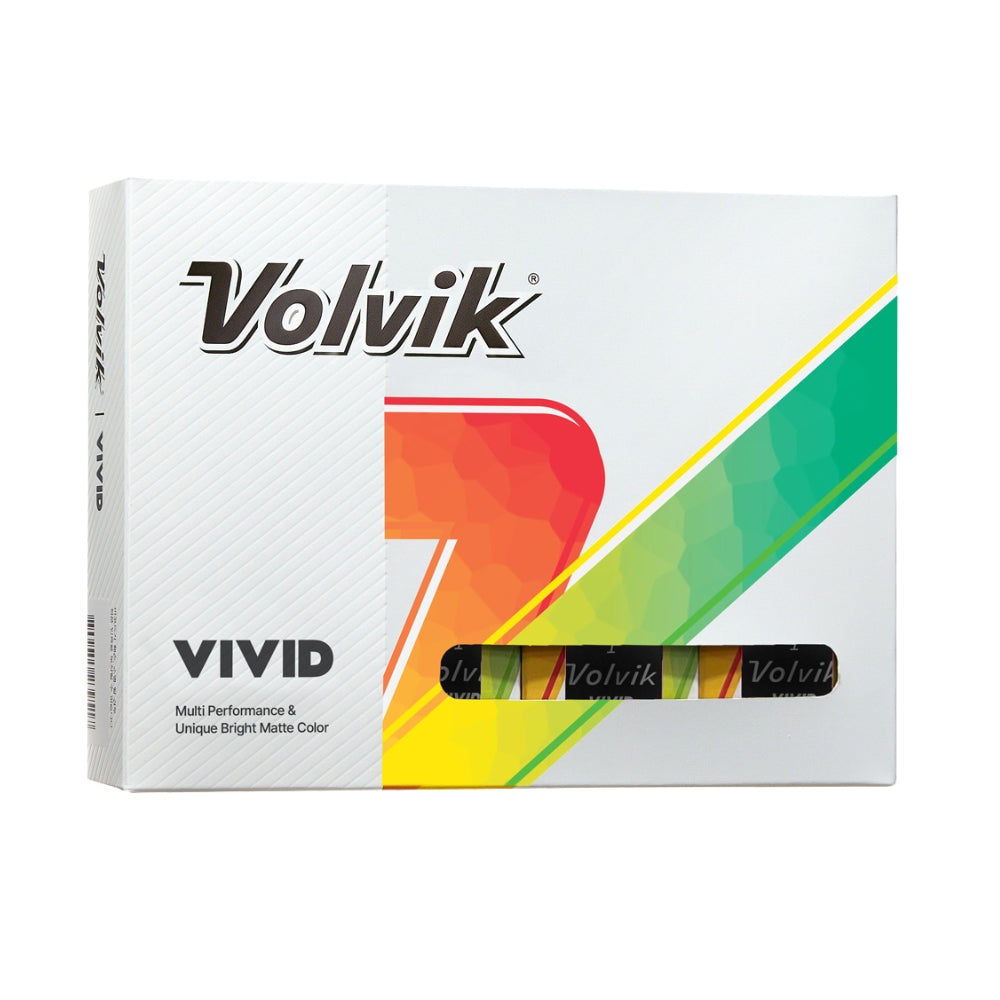Volvik Vivid Golf Balls: Bright Matte Color & High