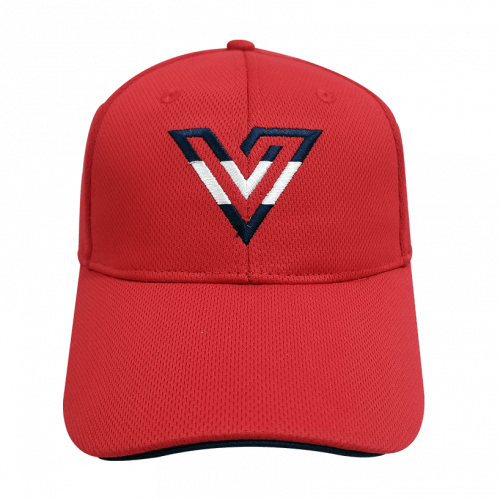 logo hat red
