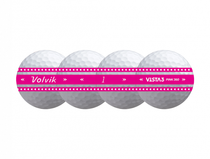 Vista 3 Pink 360 BCRF balls